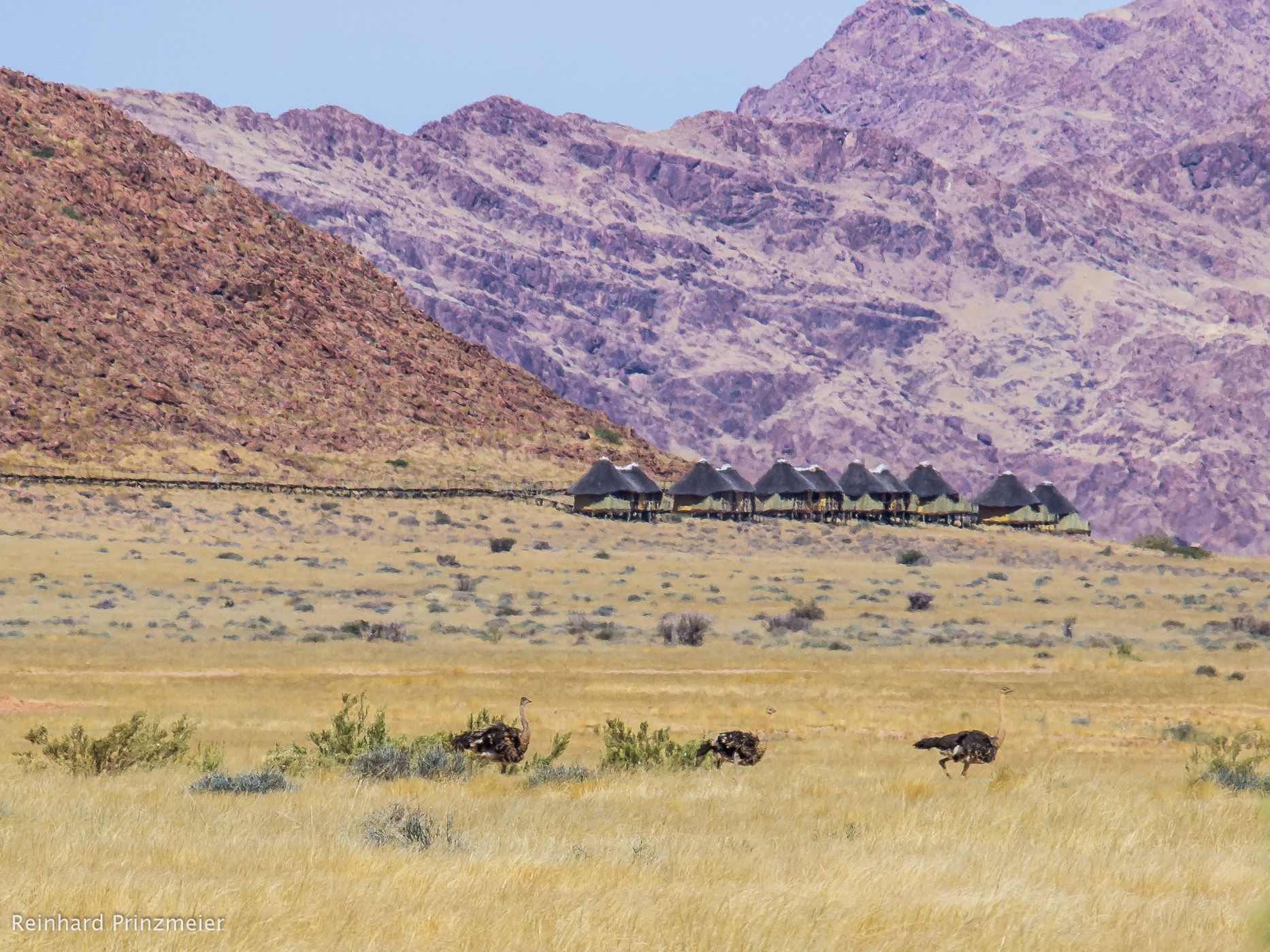 View to Sossus Dune Lodge, Namibia