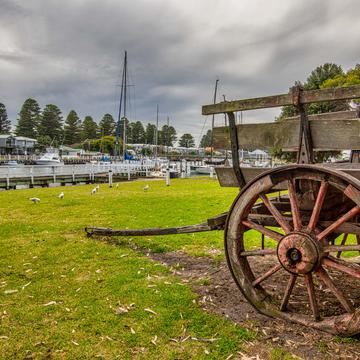 Wagon, Port Fairy Boat Ramp, Moyne River, Victoria, Australia