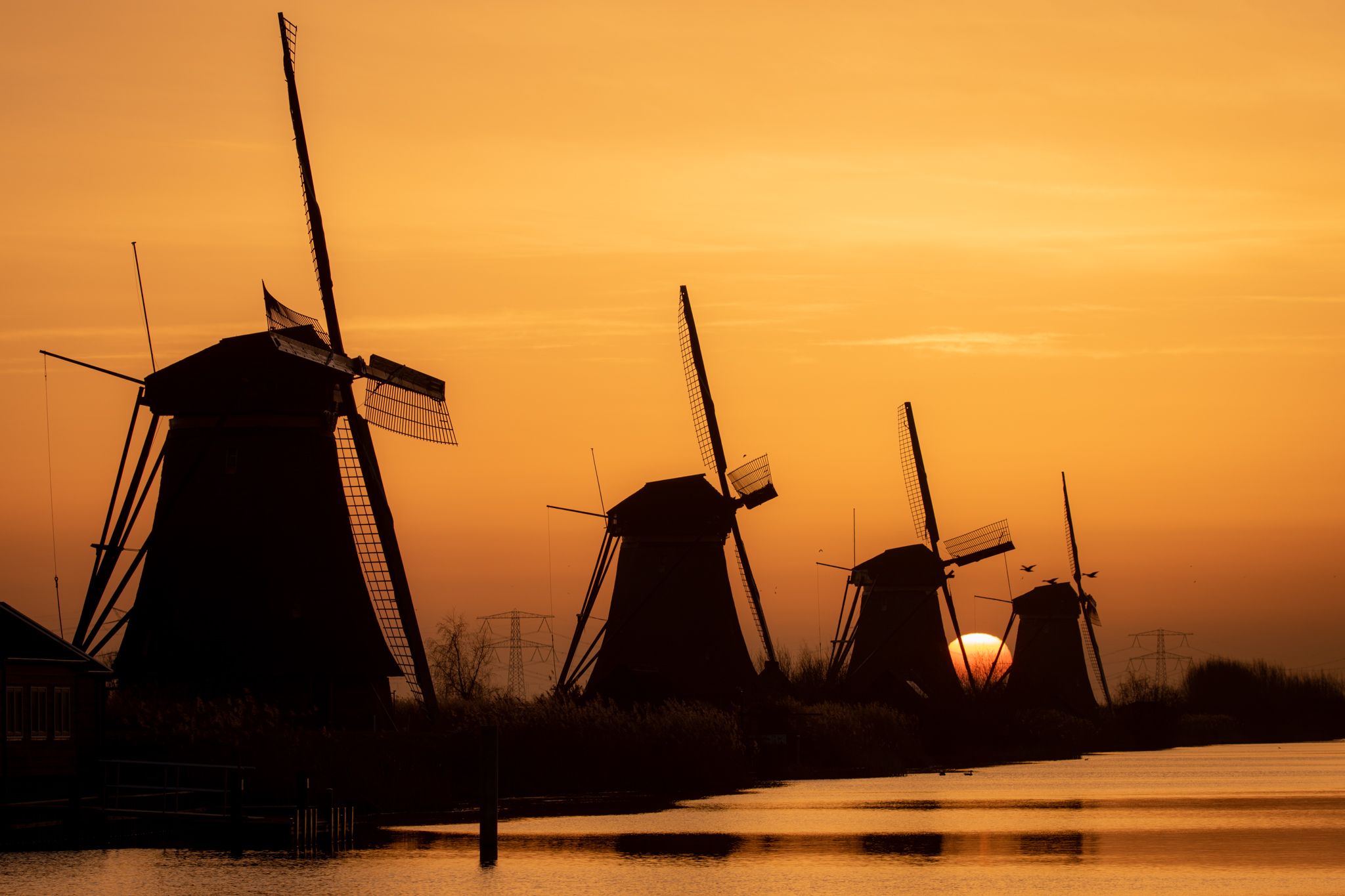 Windmills, Kinderdijk UNESCO World Heritage, Netherlands