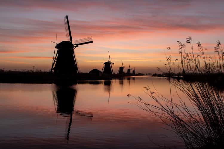 Windmills, Kinderdijk UNESCO World Heritage