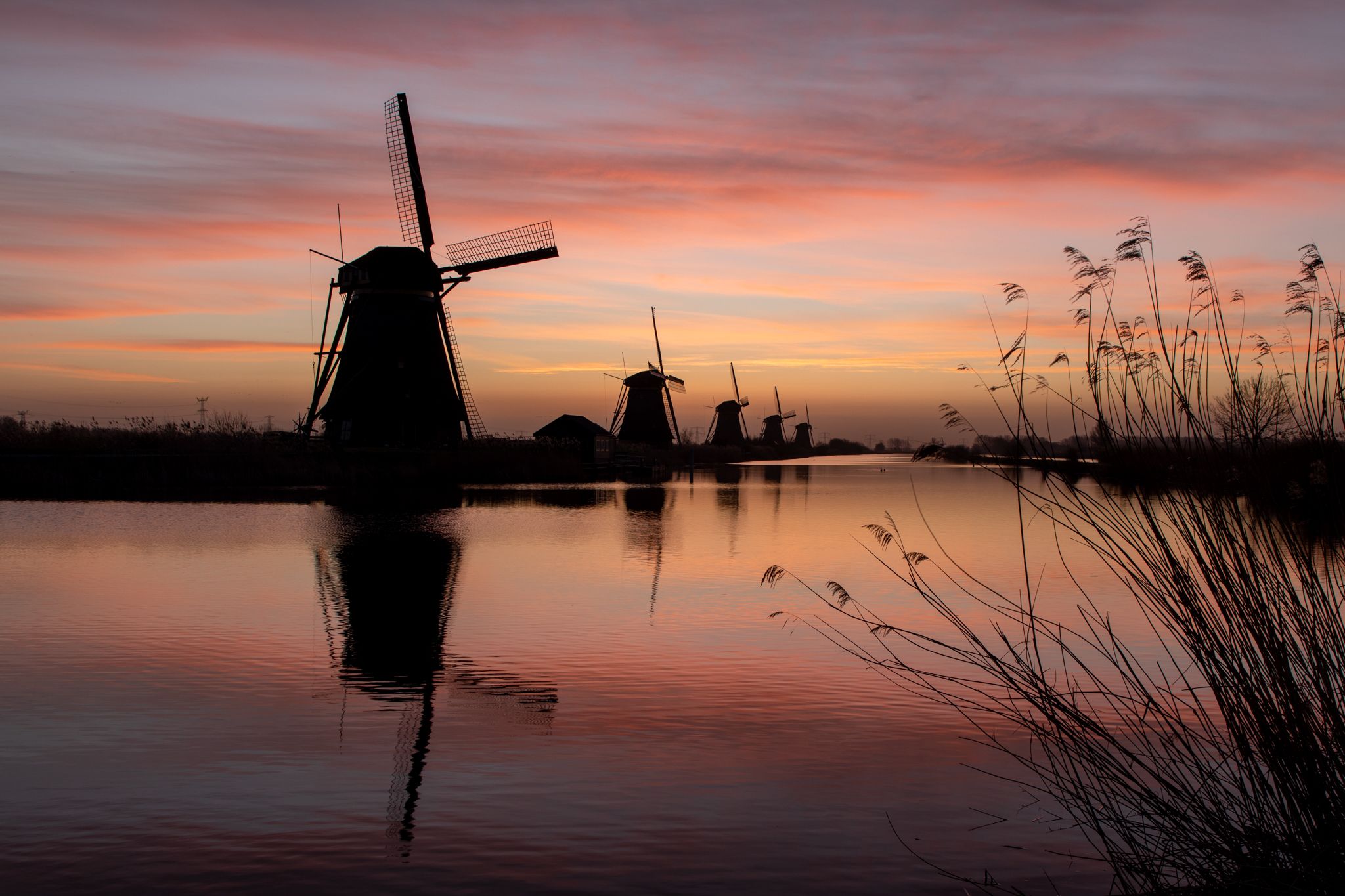 Windmills, Kinderdijk UNESCO World Heritage, Netherlands
