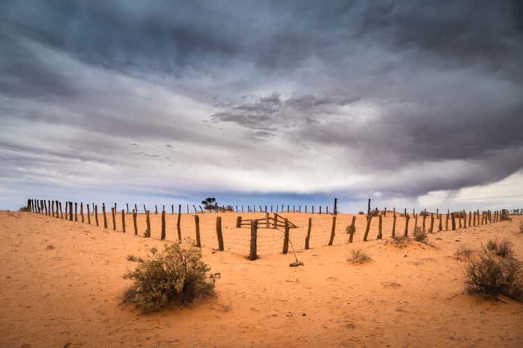 Yard near Motor Car Dam, William Creek Road.
