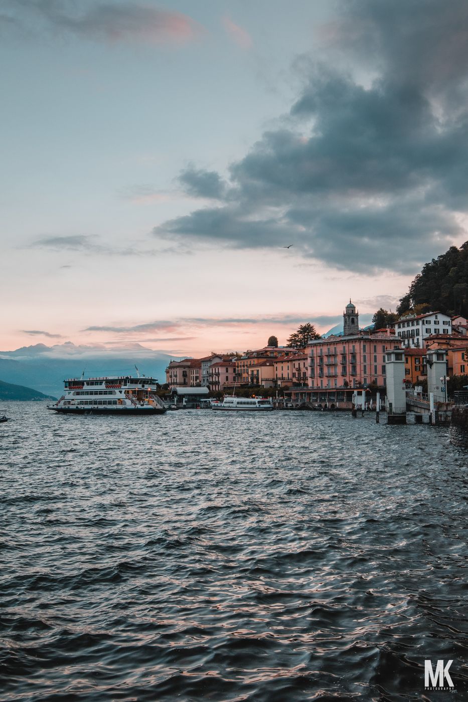 Bellagio harbor, Lake Como, Italy