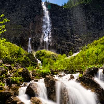 Bergaicht Waterfall, Tannheimer Tal, Germany