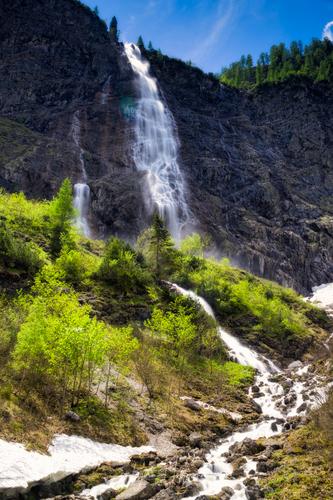 Bergaicht Waterfall, Tannheimer Tal
