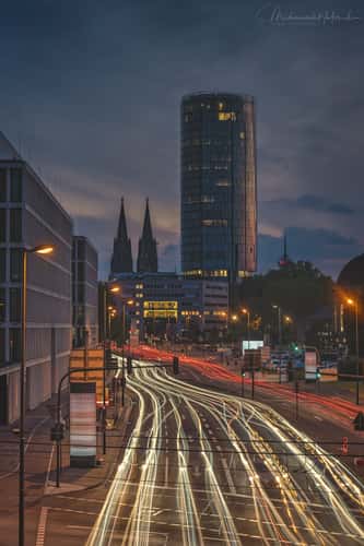 Bridge obove Highway on Trainstation 'Lanxess-Arena'