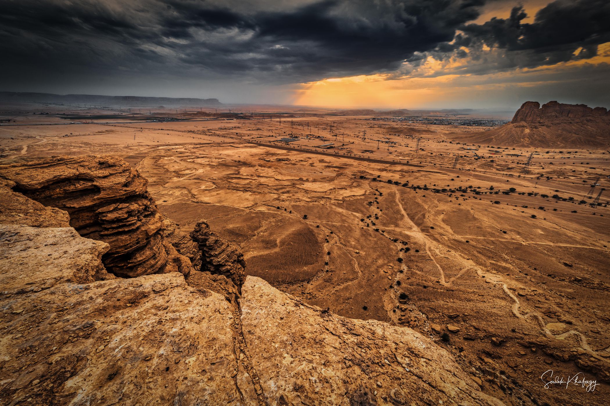 Camel Trail view, Saudi Arabia