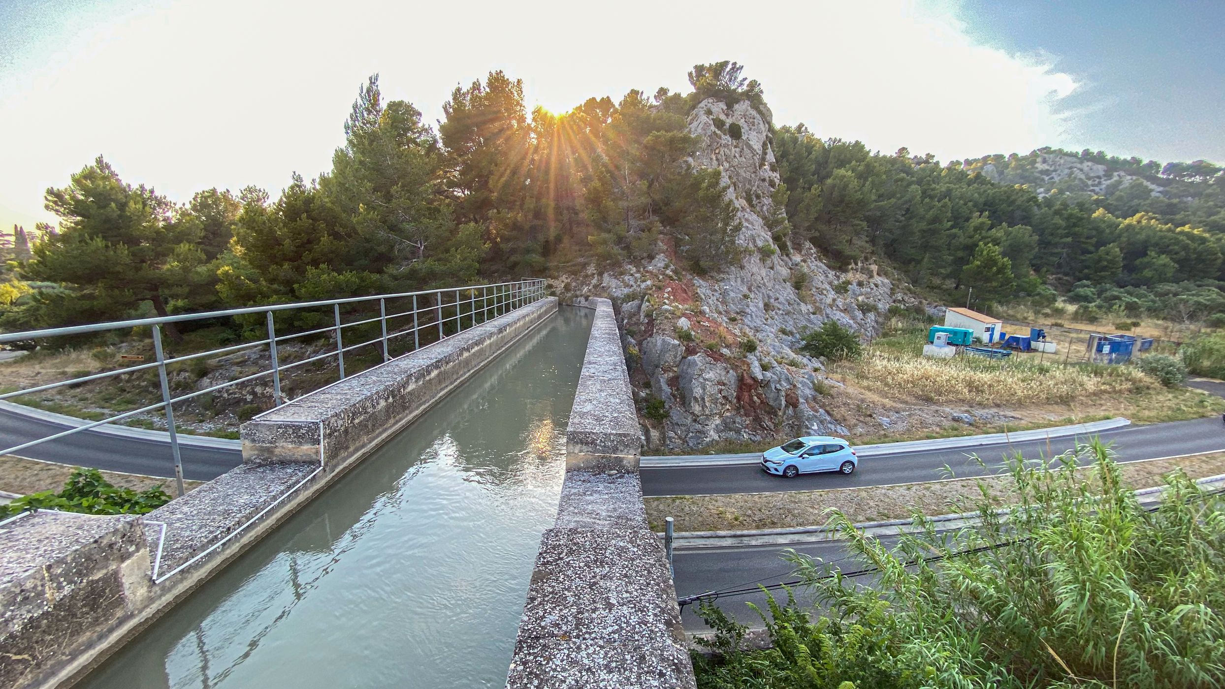 Canal de la Vallée des Baux, France