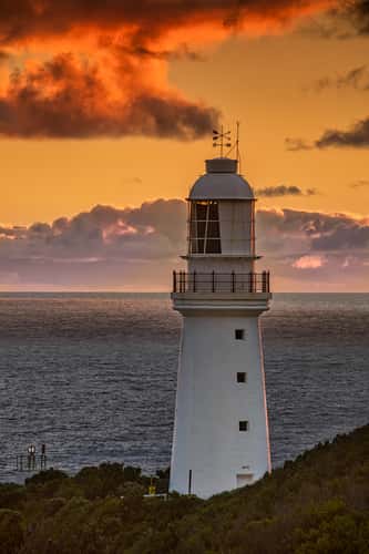 Cape Otway Lighthouse, sunset, Cape Otway, Victoria