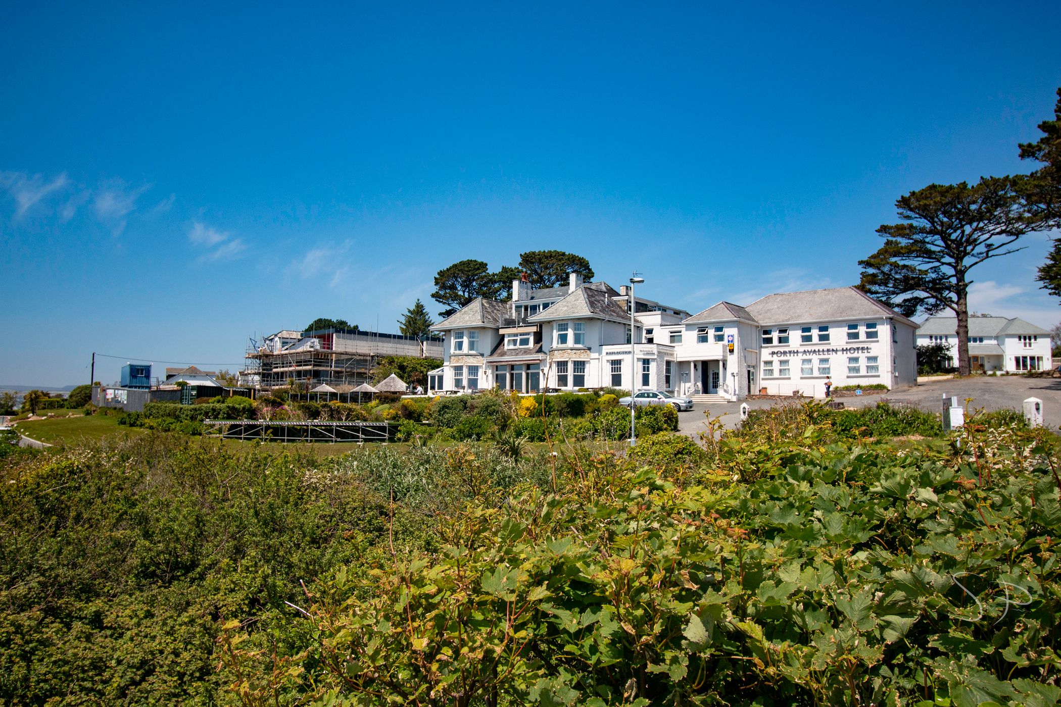 Carlyon Bay Outside our hotel, United Kingdom