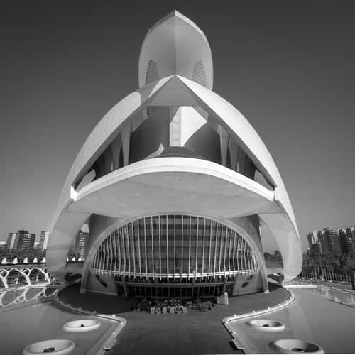 Palace of Arts, front view, Valencia