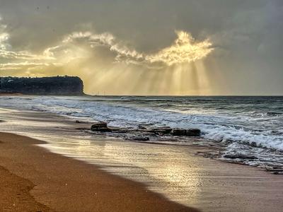 Dancing clouds, Mona Vale Headland, New South Wales
