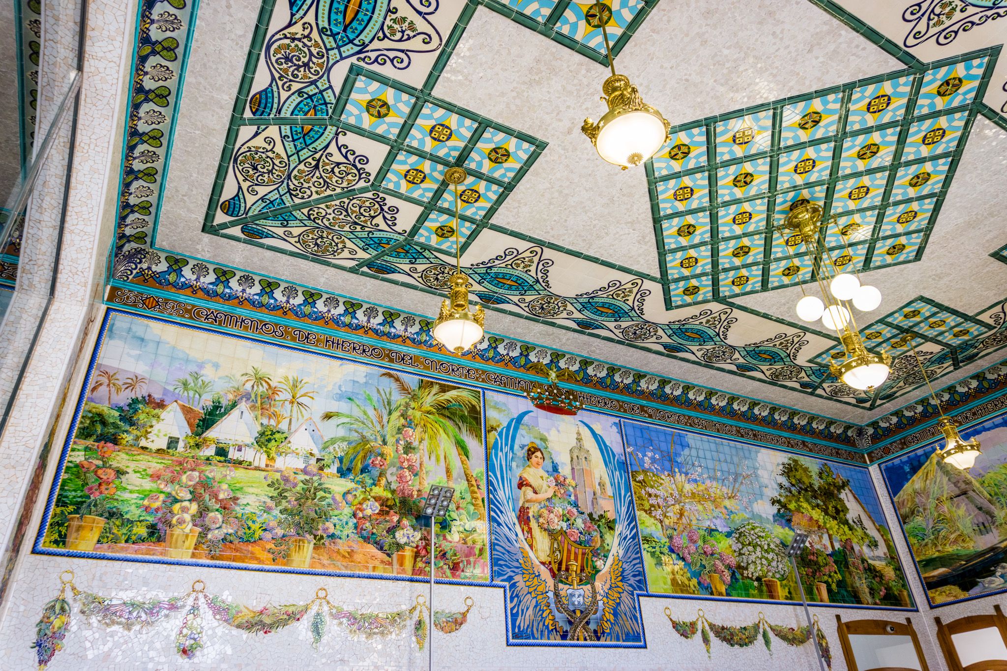 Estació del Nord - historic train station, Spain