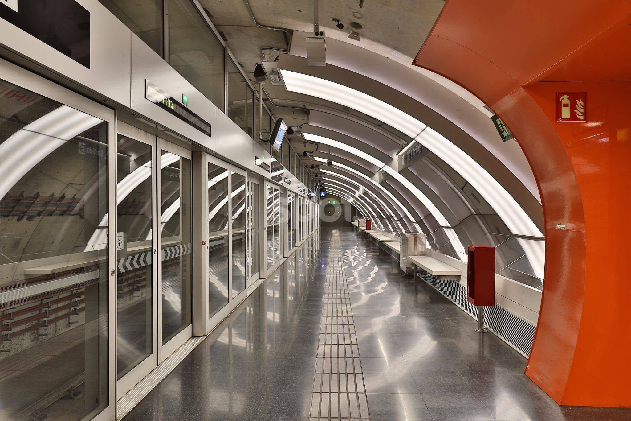 Estacion Metro Barcelona, Spain