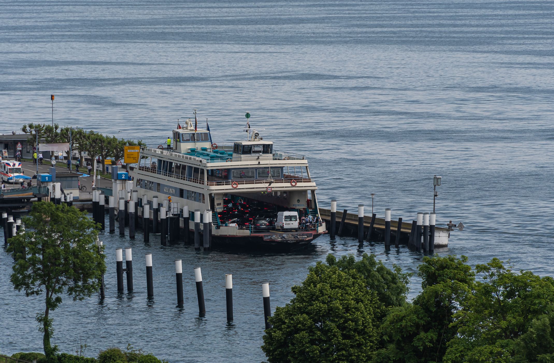 Ferry at Meersburg, Germany