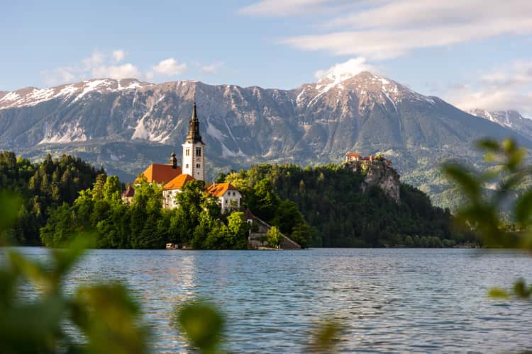 Lake Bled - Wooden Jetty - Rock covered with coins