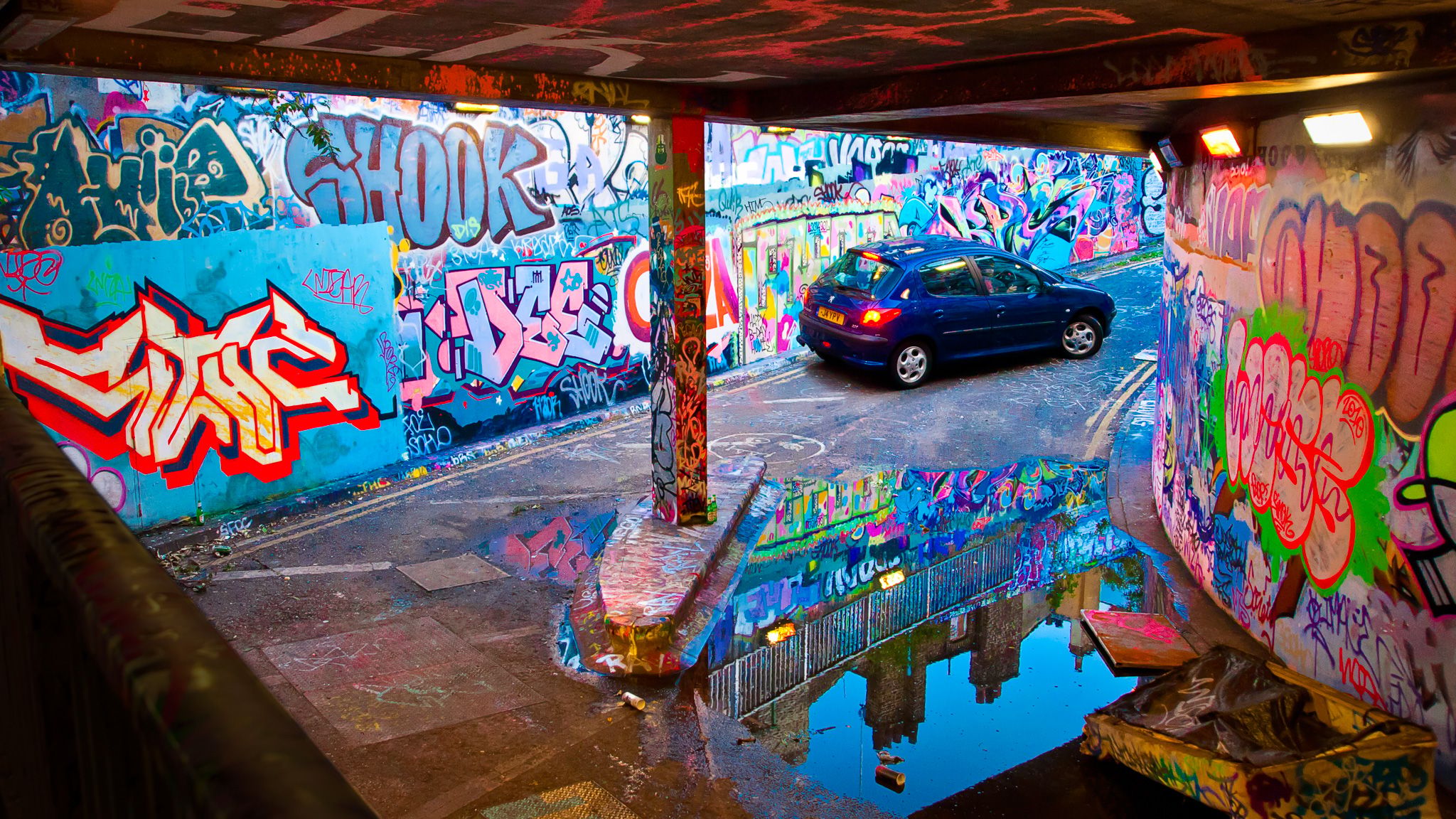 Leake Street Graffiti Tunnel, London, United Kingdom