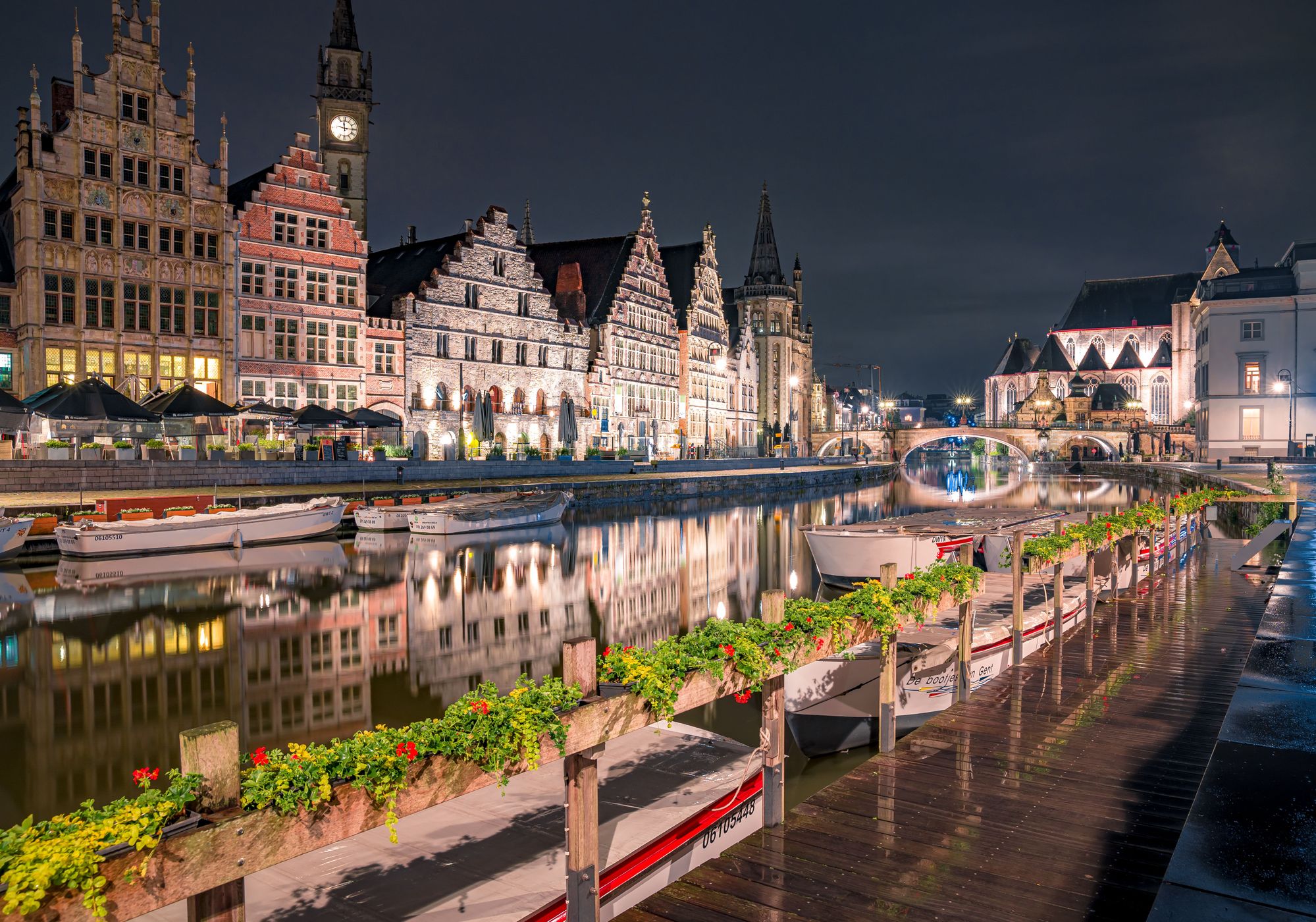 Graslei Gent, Belgium