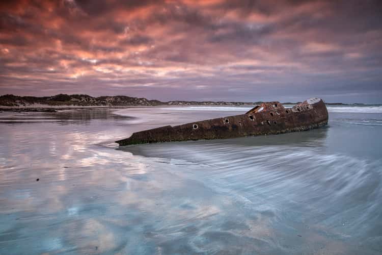 Lighthouse Bay ship wreck, Cape Banks, South Australia