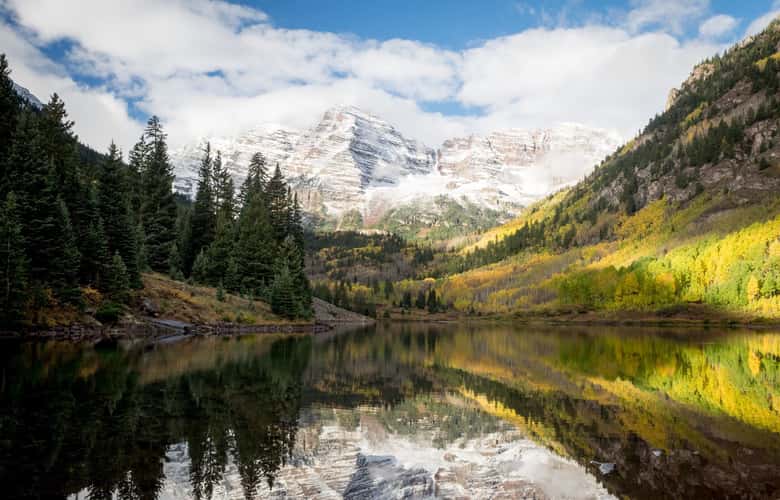 Maroon Lake sunrise