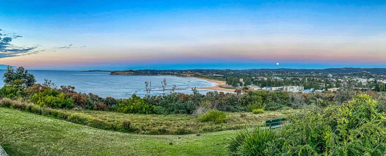 Moon Set Mona Vale Headland, Mona Vale, NSW