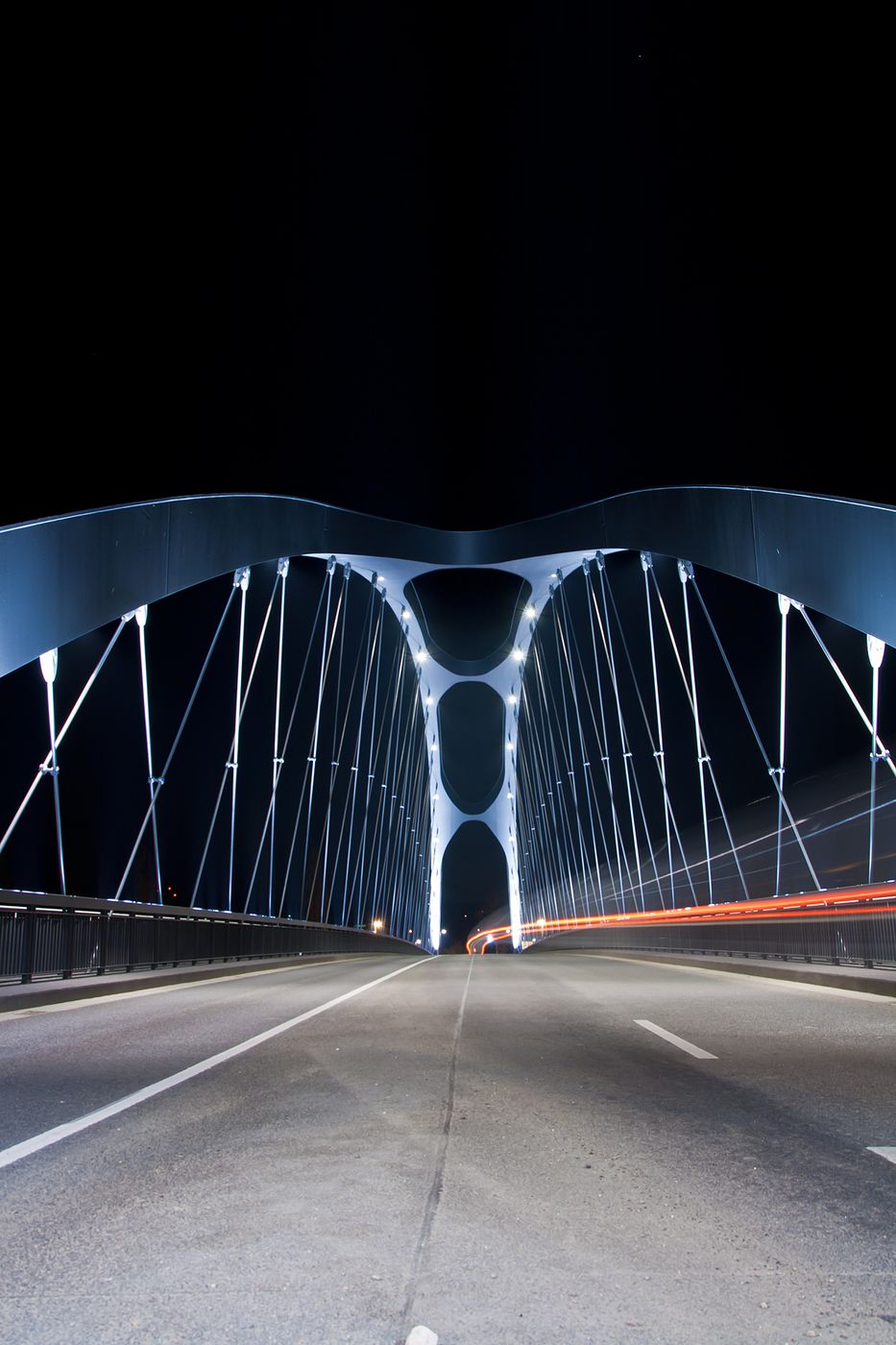 Osthafenbrücke, Frankfurt am Main, Germany