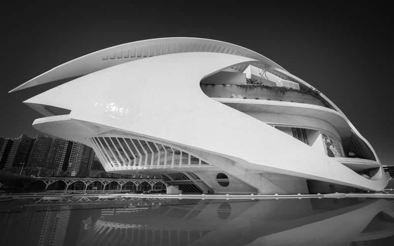 Palau de les Arts Reina Sofia, east view, Valencia