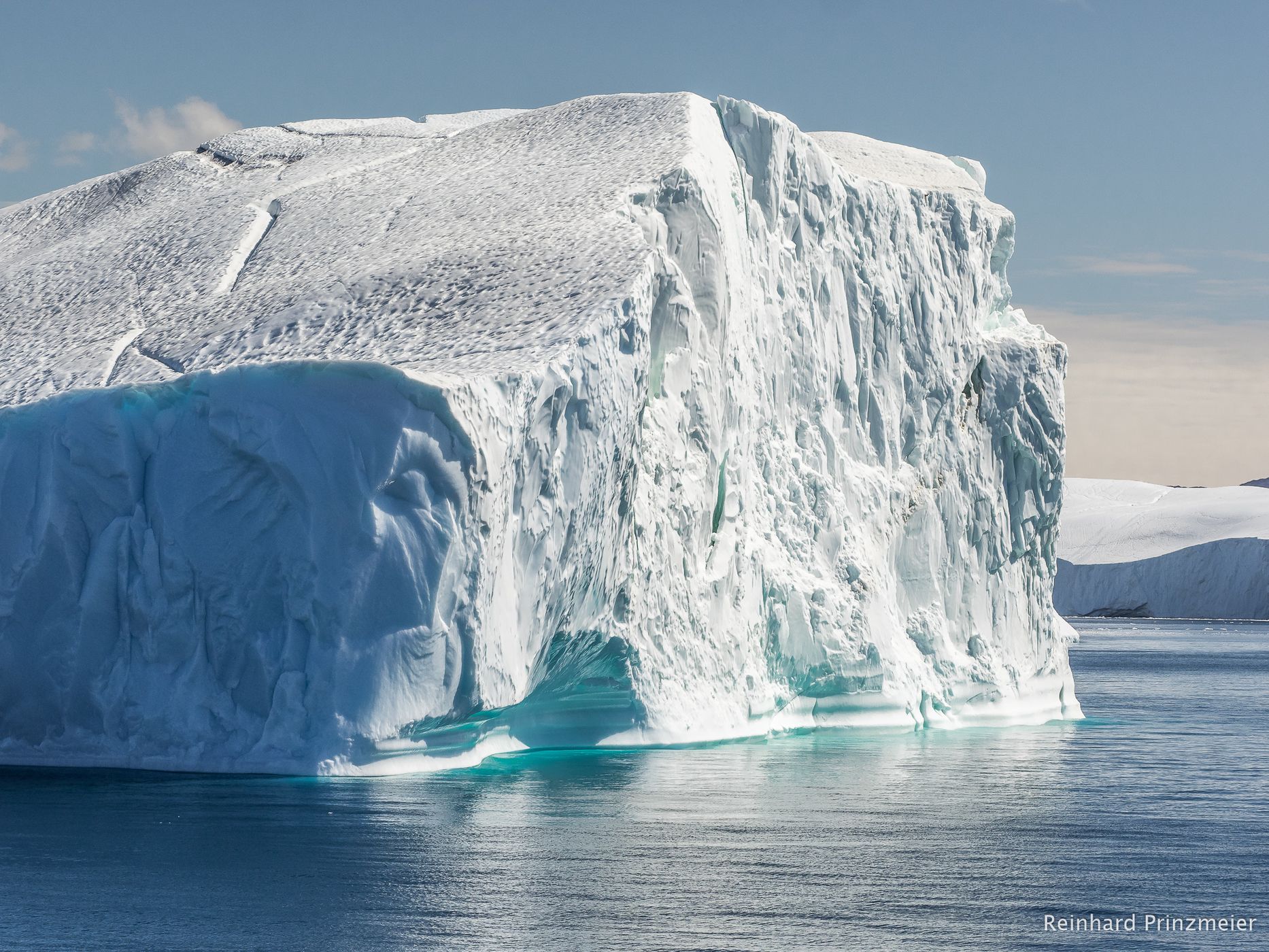 Passing Kangia Icefjord, Greenland