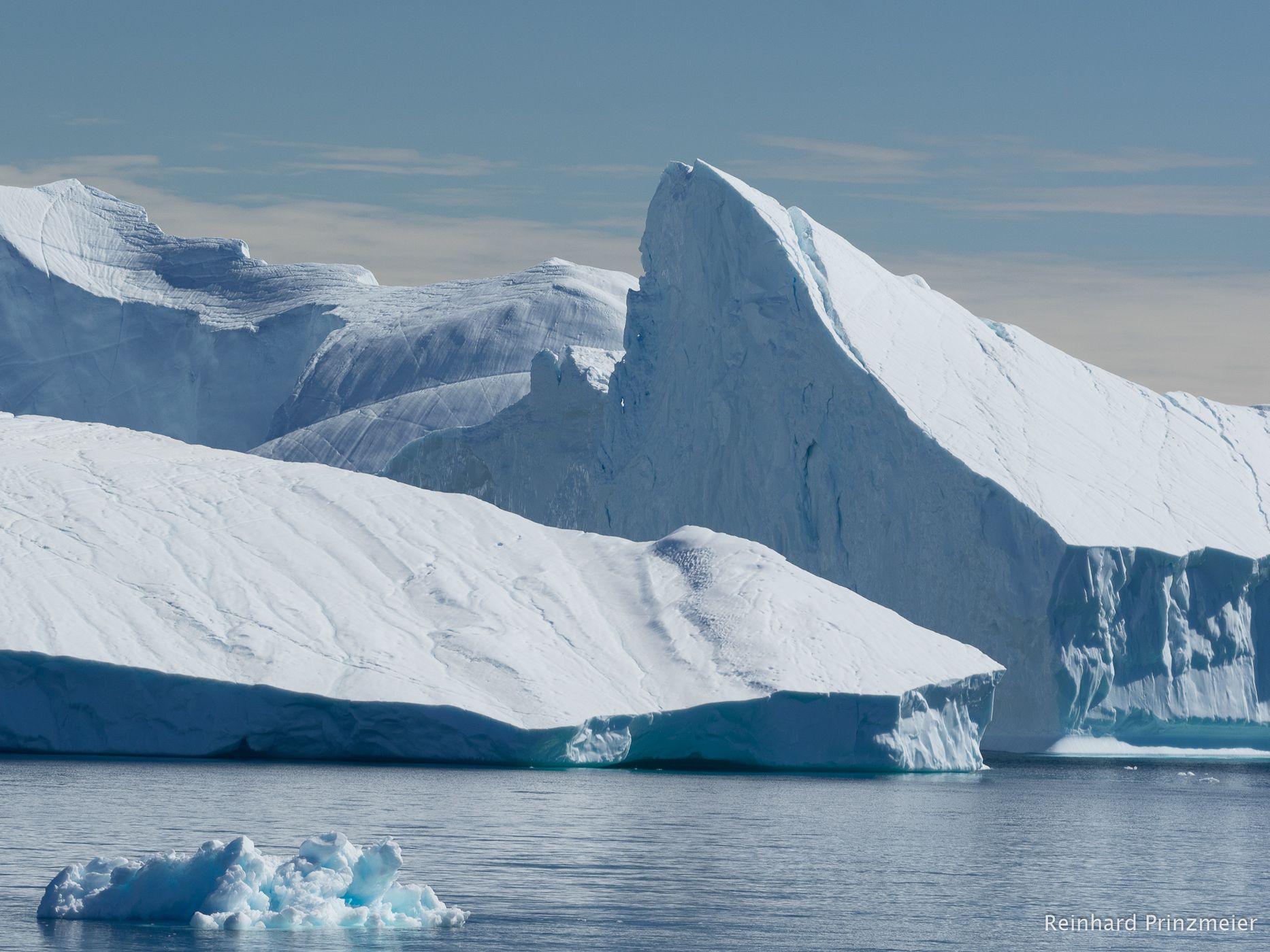 Passing Kangia Icefjord, Greenland