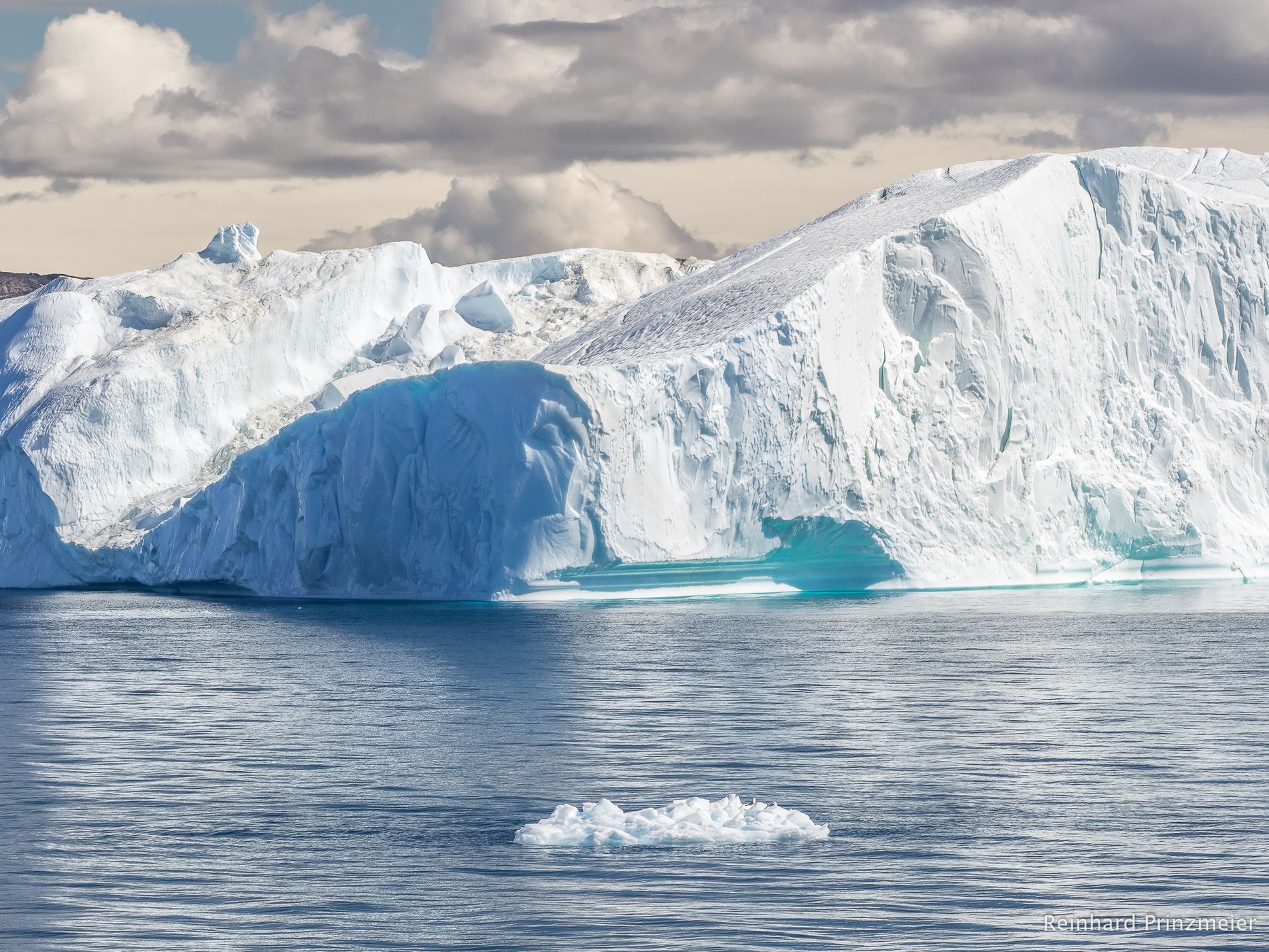 Passing Kangia Icefjord, Greenland