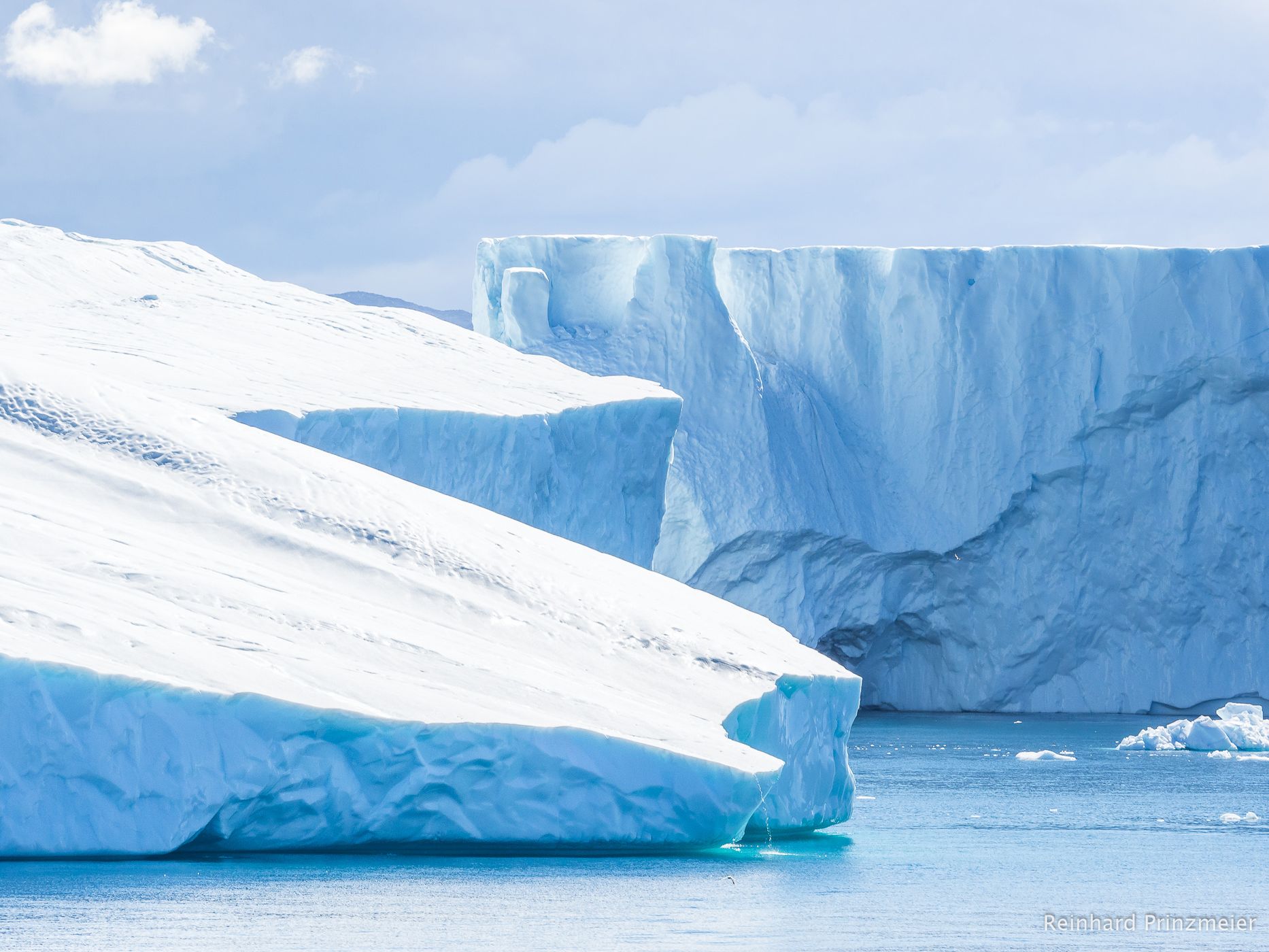 Passing Kangia Icefjord, Greenland