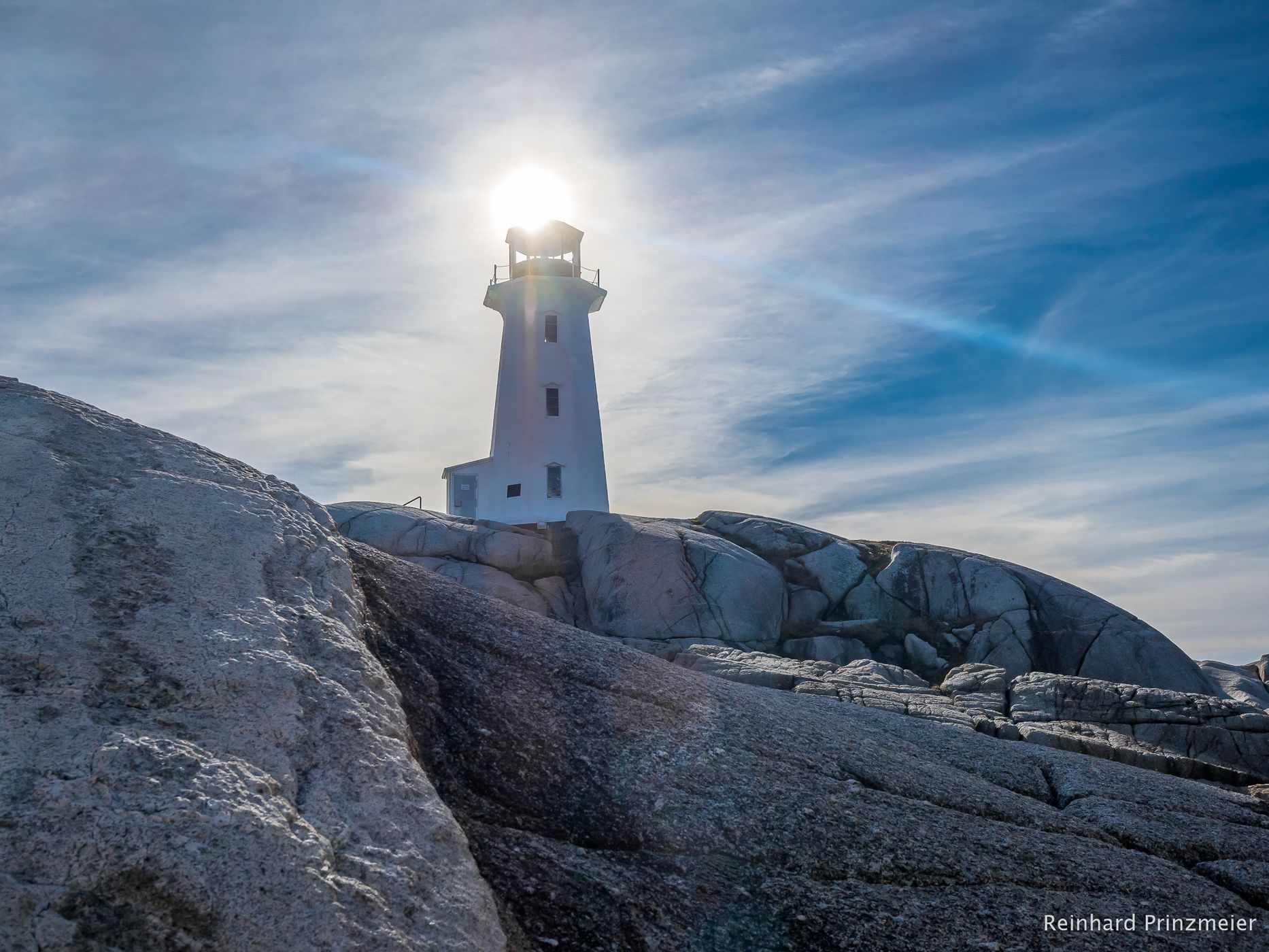 Peggy's Cove Lighthouse in Nova Scotia, Canada