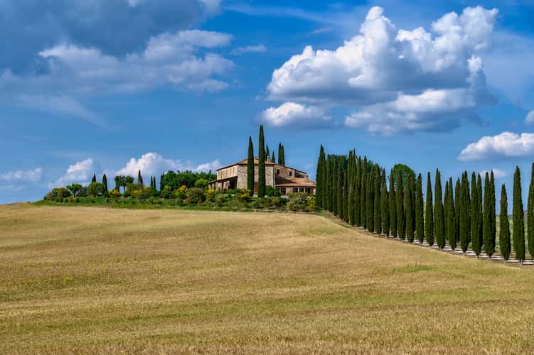 Villa du val d'Orcia