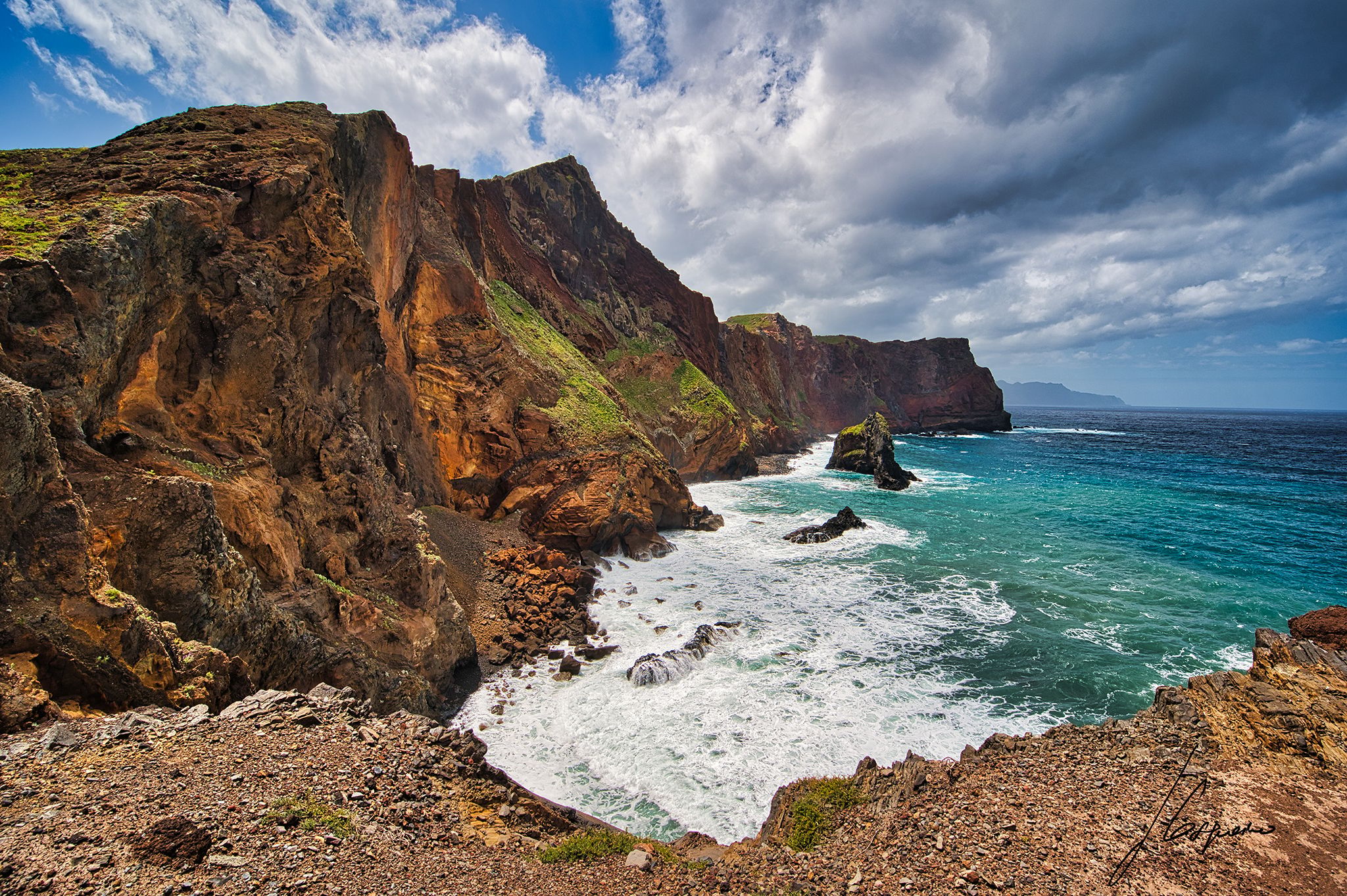 Ponta De Sao Lourenco Sea Stacks, Madeira, Portugal