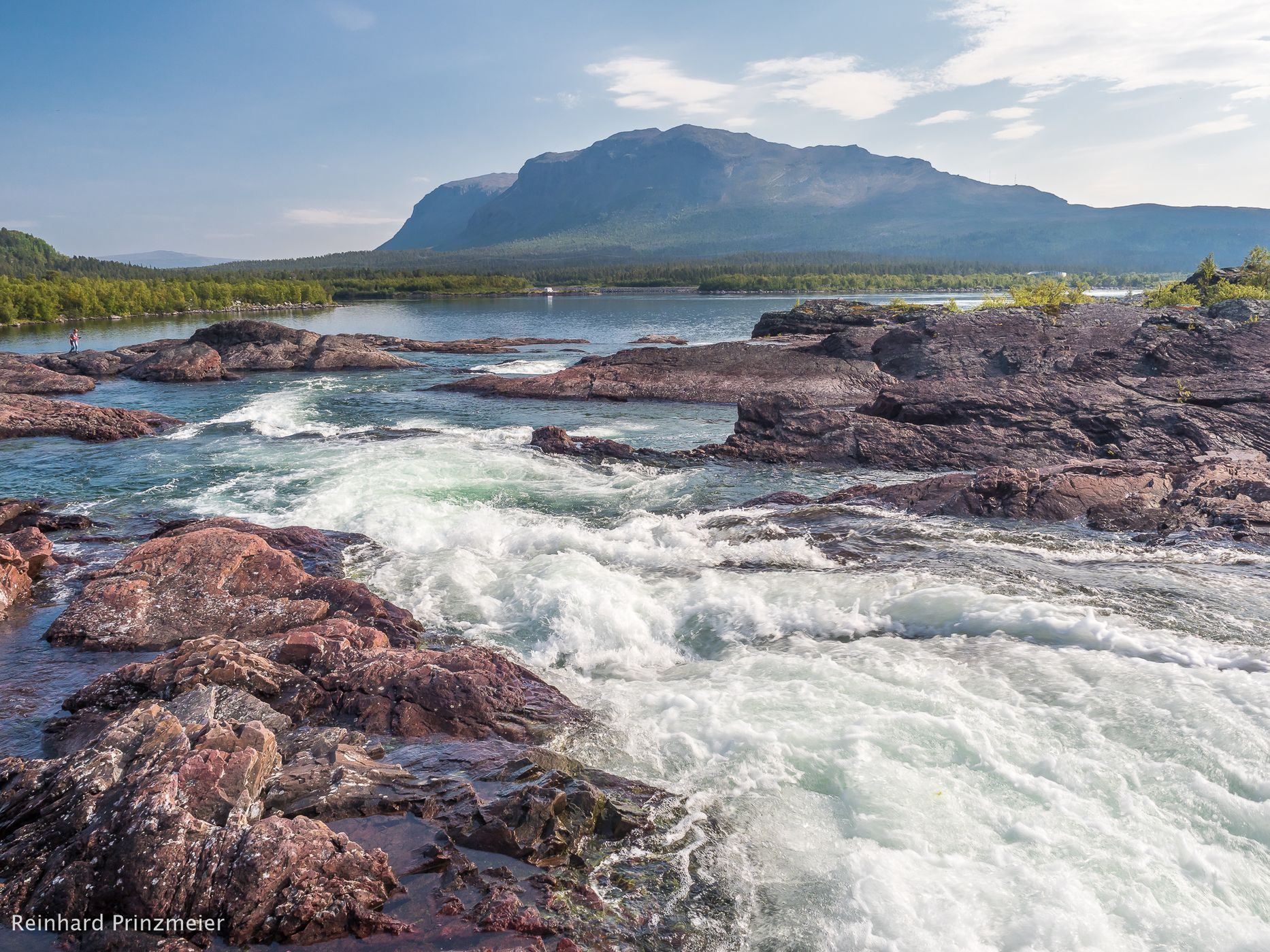 Stora Sjöfallet Waterfalls, Sweden