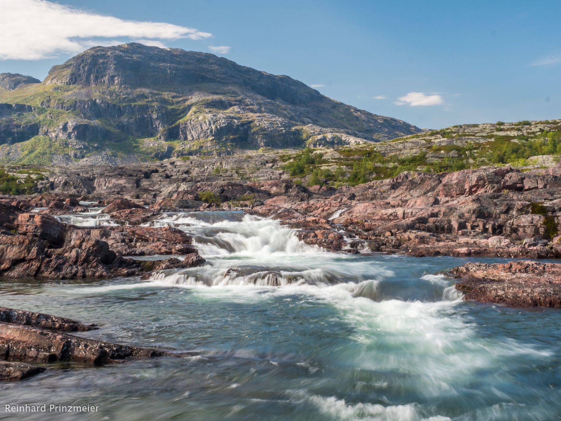 Stora Sjöfallet Waterfalls, Sweden