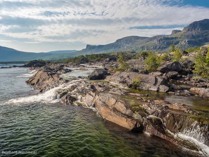Stora Sjöfallet Waterfalls