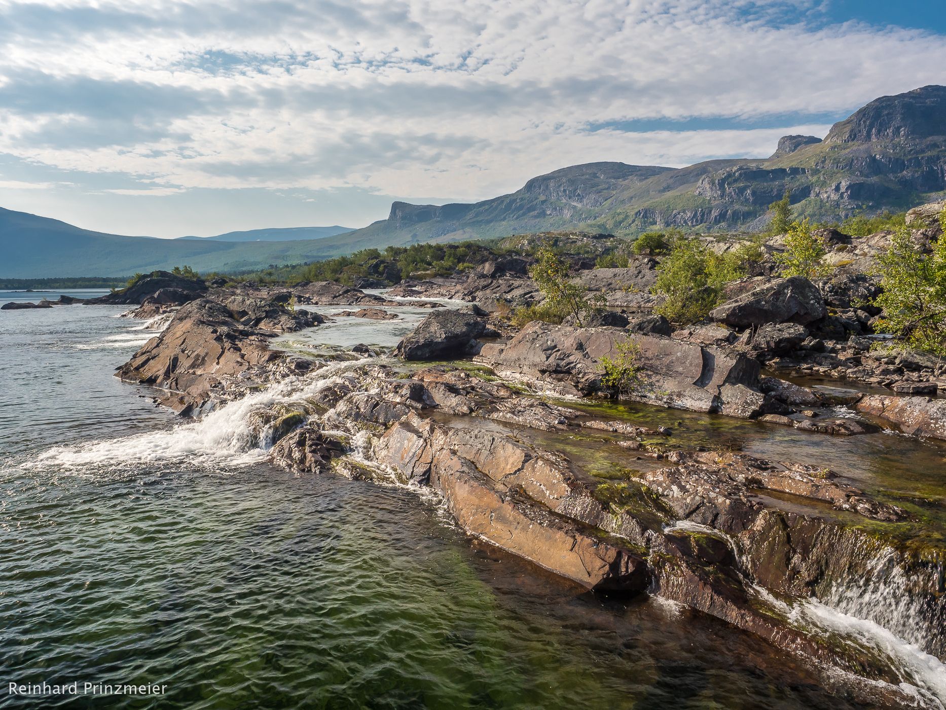 Stora Sjöfallet Waterfalls, Sweden