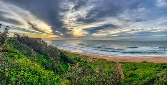 Sunrise at Bongin Bongin Beach, Warriewood, Sydney, NSW
