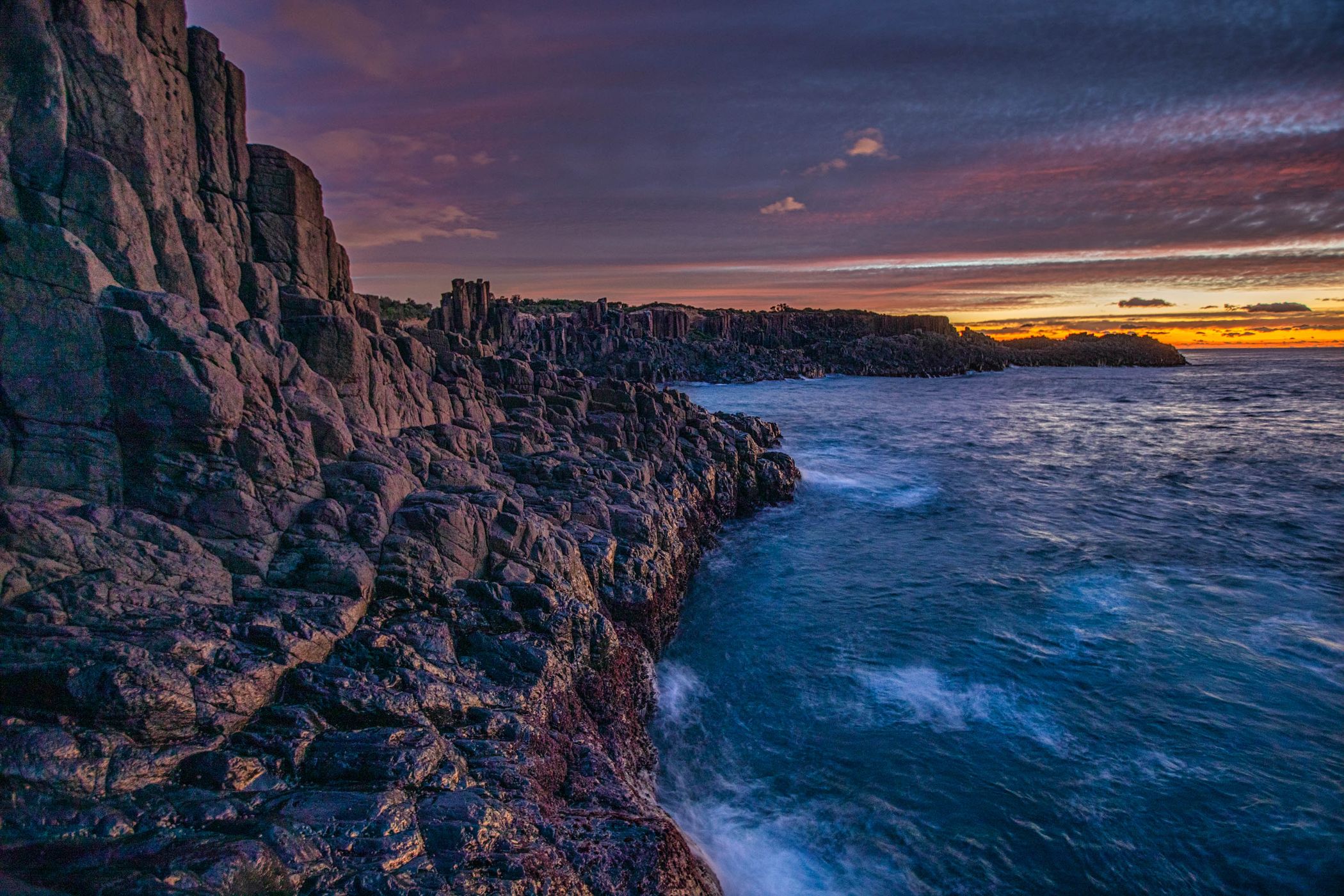 Sunrise Bombo Quarry, Bombo, Kiama, New South Wales, Australia