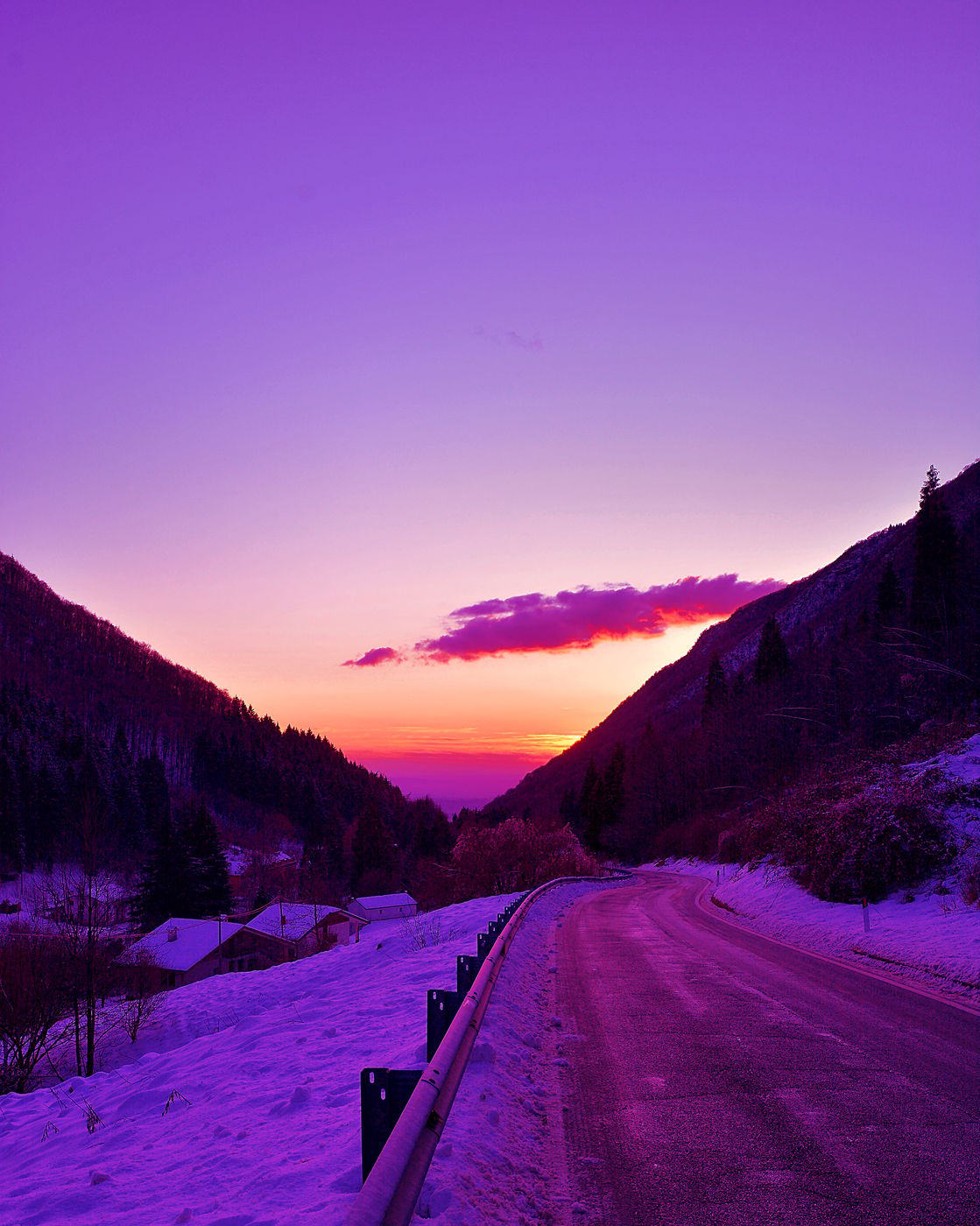 Sunset, Italy