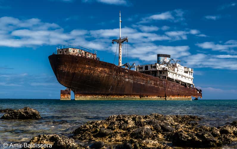 Telamon shipwreck, Arricife,Lanzarote,Spain