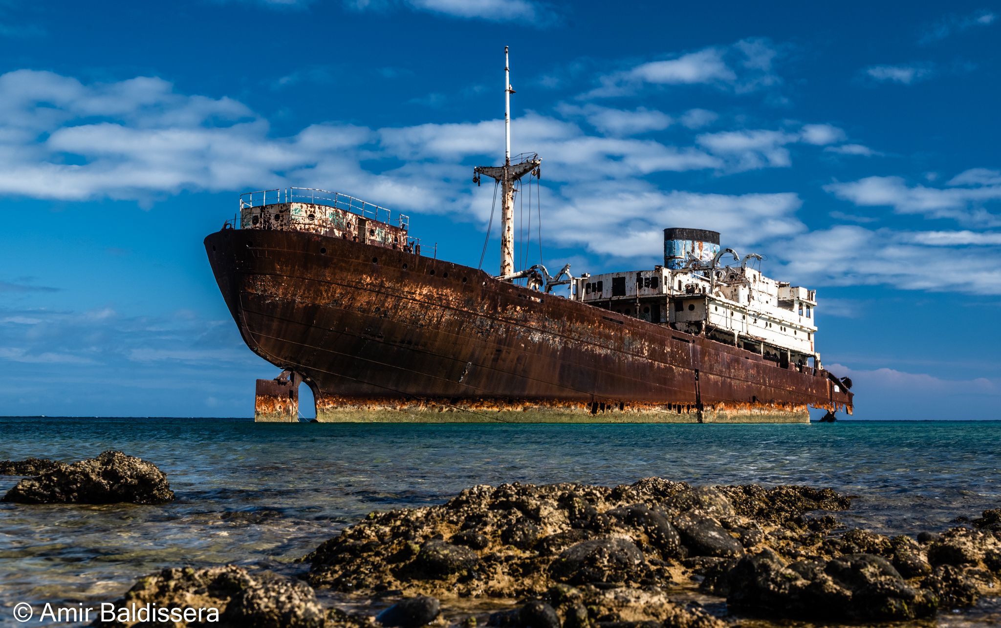 Telamon shipwreck, Arricife,Lanzarote,Spain, Spain