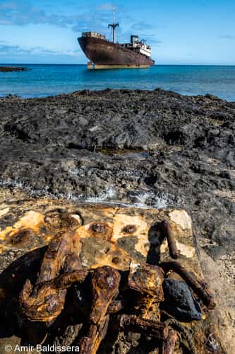 Telamon shipwreck, Arricife,Lanzarote,Spain