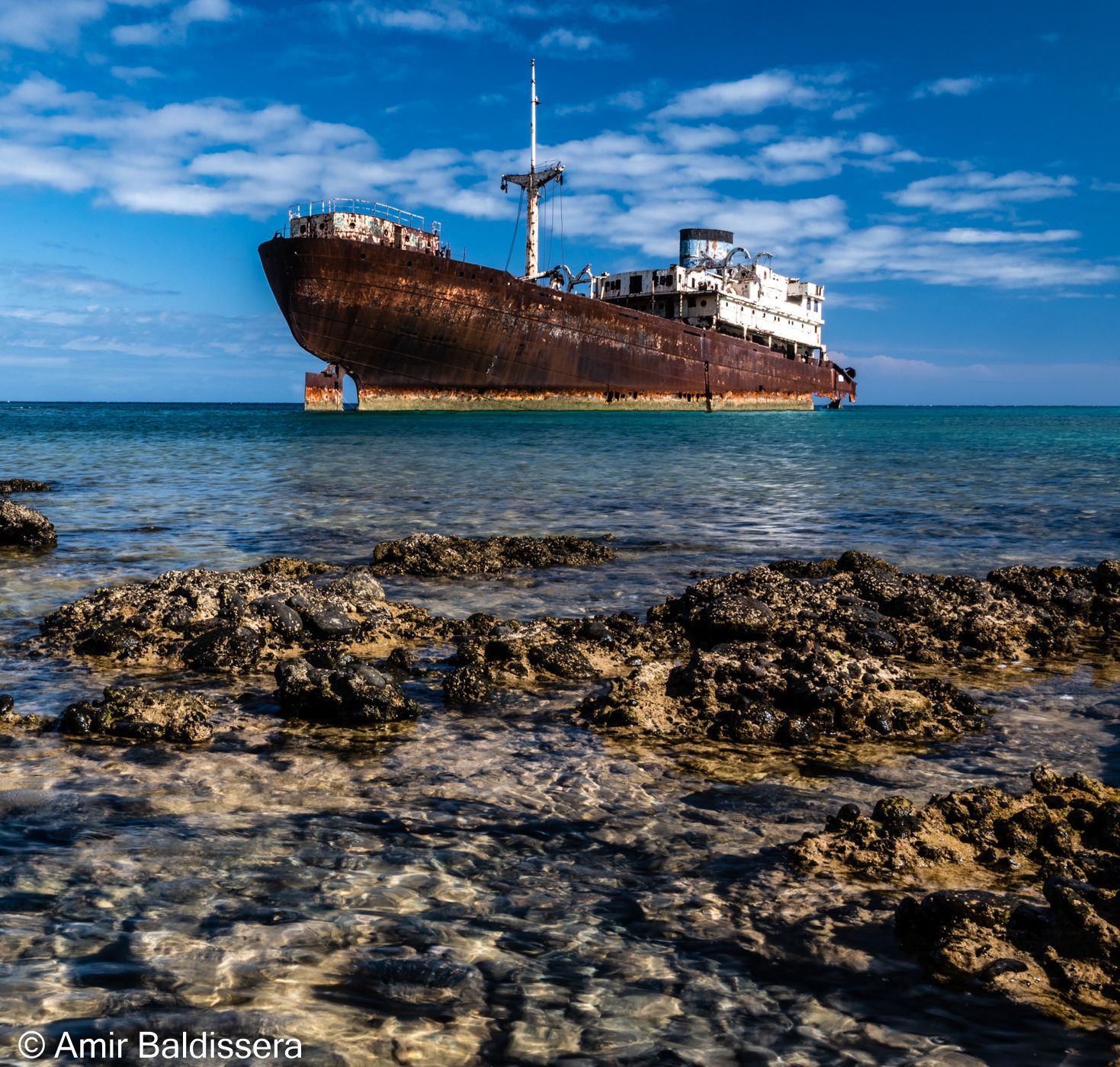 Telamon shipwreck, Arricife,Lanzarote,Spain, Spain