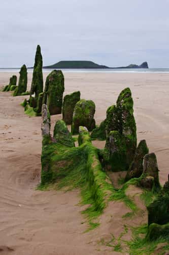 Wreck of the Helvetia, Rhossili
