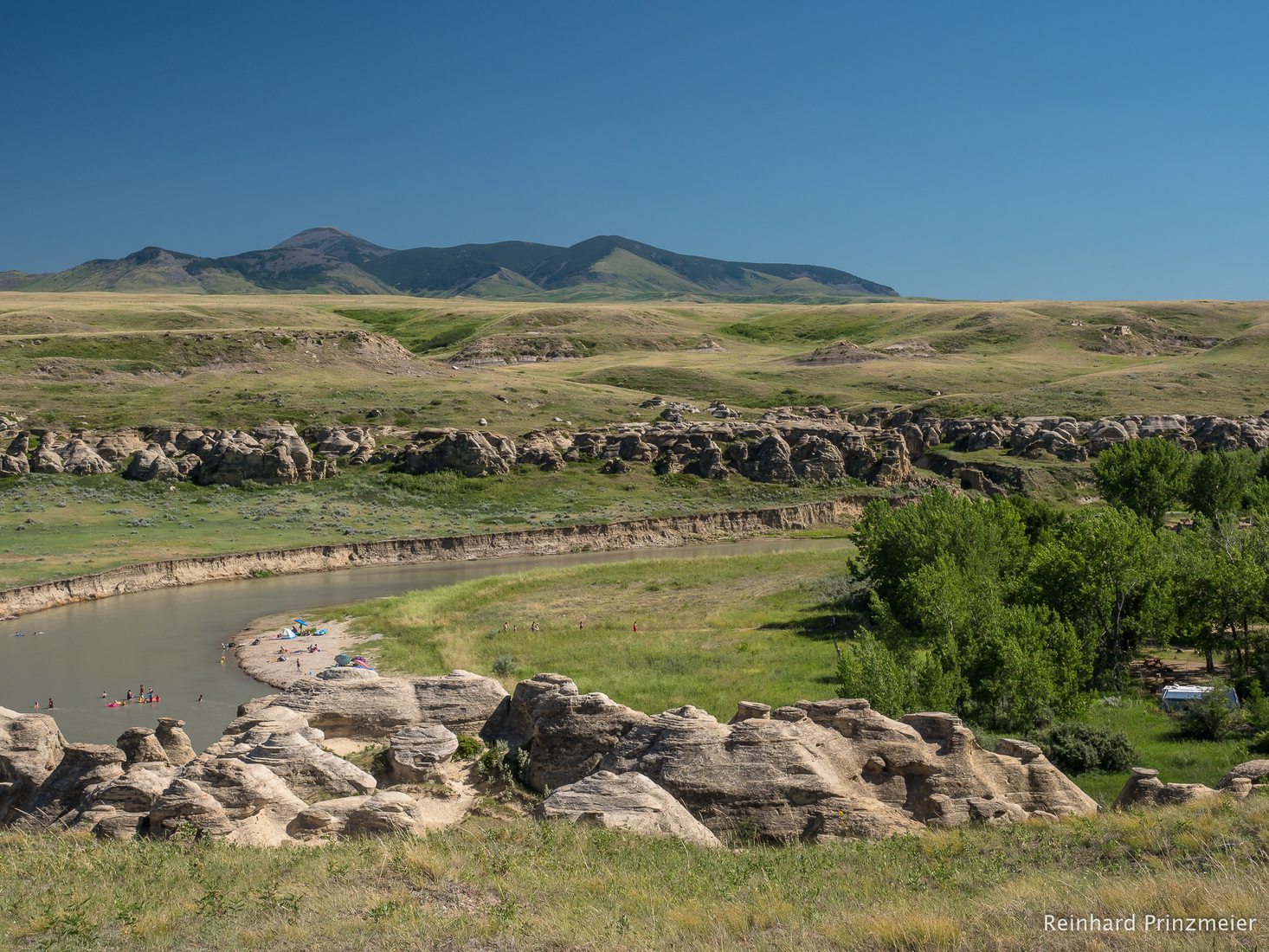 Writing on Stone Provincial Park, Canada