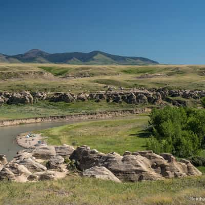 Writing on Stone Provincial Park, Canada