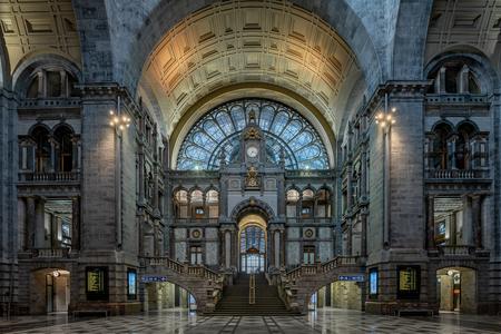 Entrance hall from the Central Station of Antwerp