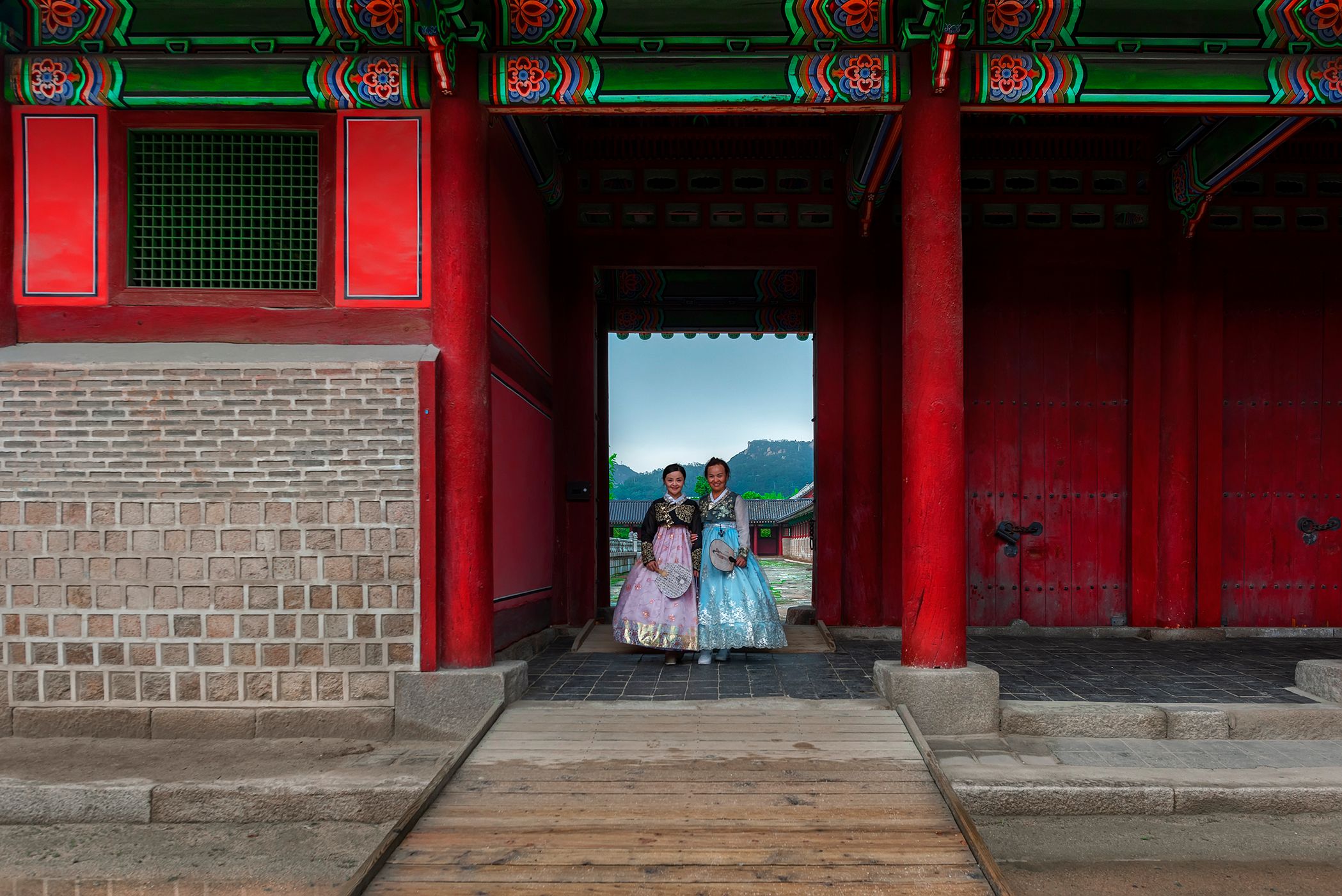 Korean Gyeonghoeru, Seoul, South Korea